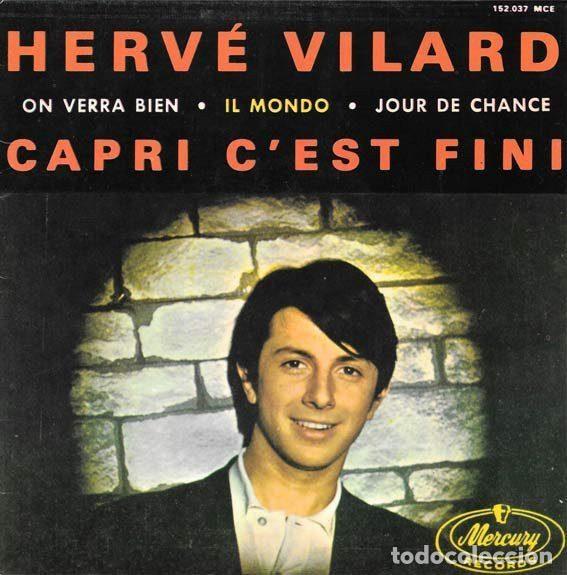 Vinyl records: Herv&eacute; Vilard &ndash; Capri C'est Fini (Vinyl, Mercury 152 037 MCE)