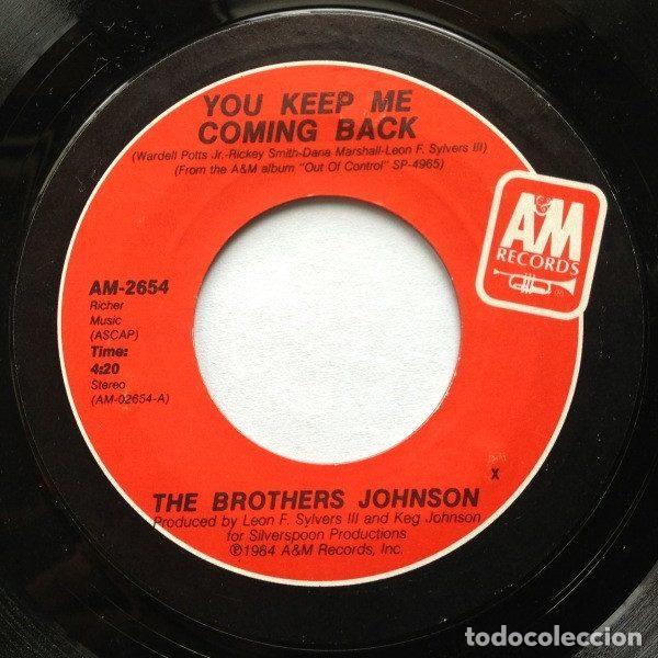 Dischi in vinile: The Brothers Johnson &ndash; You Keep Me Coming Back (Vinyl, A&M Records AM-2654)