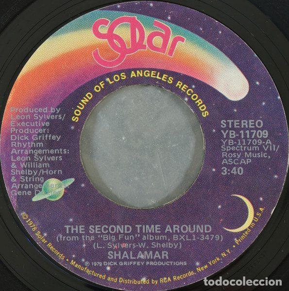 Vinyl records: Shalamar &ndash; The Second Time Around (Vinyl, Solar YB-11709)