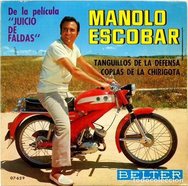 Discos de vinilo: Manolo Escobar &ndash; Tanguillos De La Defensa / Coplas De La Chirigota (Vinyl, Belter 07-629)