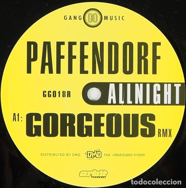 Discos de vinilo: Paffendorf &ndash; Allnight (Remixes) (Vinyl, Gang Go Music GG018 R)