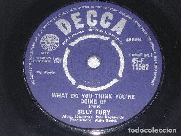 Discos de vinilo: Billy Fury &ndash; Like I've Never Been Gone (Vinyl, Decca 45-F 11582)