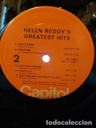 Vinyl records: Helen Reddy &ndash; Helen Reddy's Greatest Hits (Vinyl, Capitol Records ST-11467)