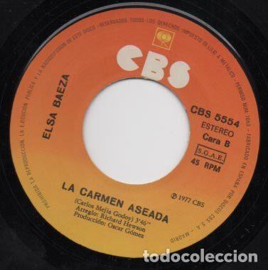Discos de vinilo: Elsa Baeza &ndash; Credo (Vinyl, CBS CBS 5554) - Foto 3