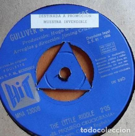 Discos de vinil: Gulliver & The Travelers &ndash; The Little Riddle / Ballad O The Little People (Vinyl, Hit MNA 13006)