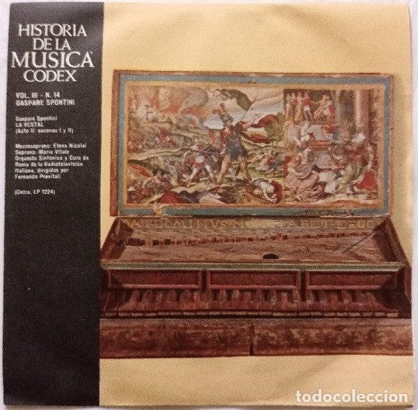 Discos de vinil: Gaspare Spontini &ndash; Historia De La Musica Vol. III - N. 14 - Gaspare Spontini (Vinyl, Codex HdM -...