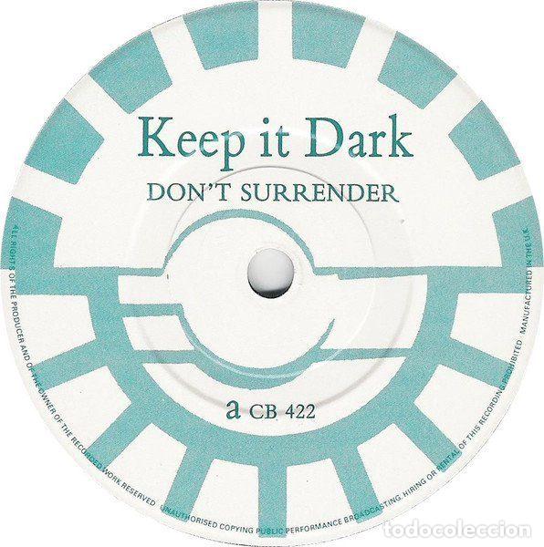 Discos de vinilo: Keep It Dark &ndash; Dont Surrender / Far From Home (Vinyl, Charisma CB 422) - Foto 3