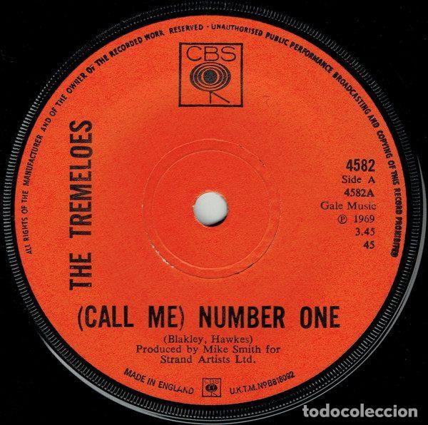 Discos de vinilo: The Tremeloes &ndash; (Call Me) Number One (Vinyl, CBS 4582)
