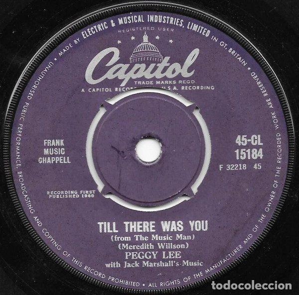 Vinyl records: Peggy Lee &ndash; Till There Was You (Vinyl, Capitol Records 45-CL 15184)