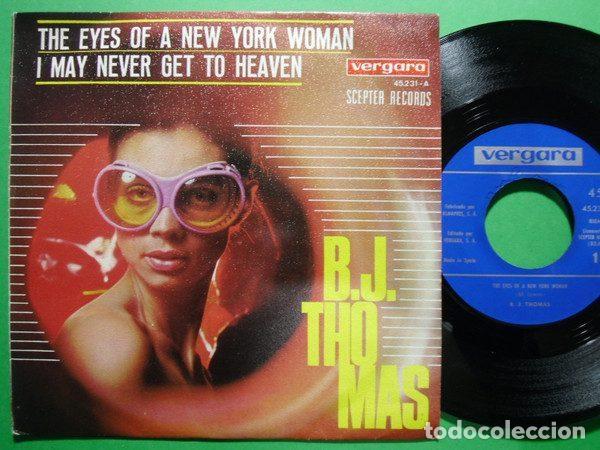 Vinyl records: B.J. Thomas &ndash; The Eyes Of A New York Woman (Vinyl, Vergara 45.231-A)