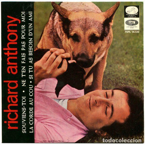 Discos de vinil: Richard Anthony &ndash; Souviens-Toi (Vinyl, La Voz De Su Amo 7EPL 14.132)