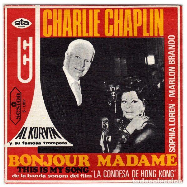 Disques de vinyle: Charlie Chaplin - Al Korvin Y Su Famosa Trompeta &ndash; Bonjour Madame (Vinyl, Sesion S-1019)