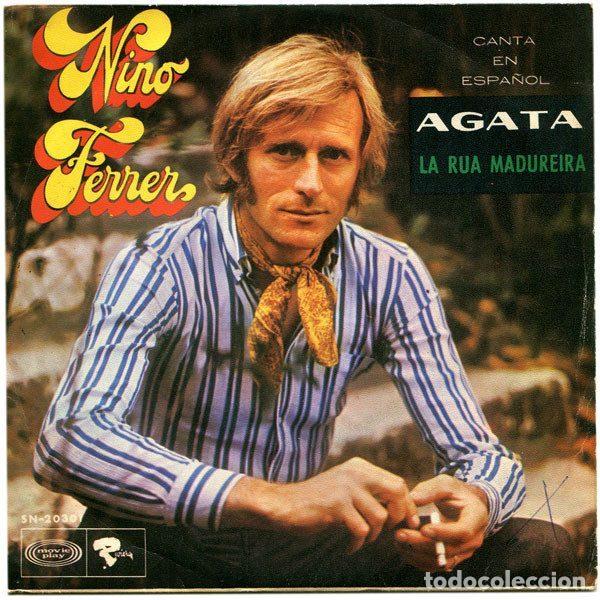 Discos de vinil: Nino Ferrer &ndash; Canta En Espa&ntilde;ol Agata (Vinyl, Riviera SN-20301)