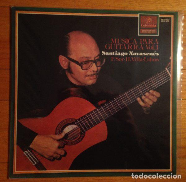 Dischi in vinile: Santiago Navascu&eacute;s &ndash; Musica Para Guitarra Vol.1 (Vinyl, Columbia ARS 406)