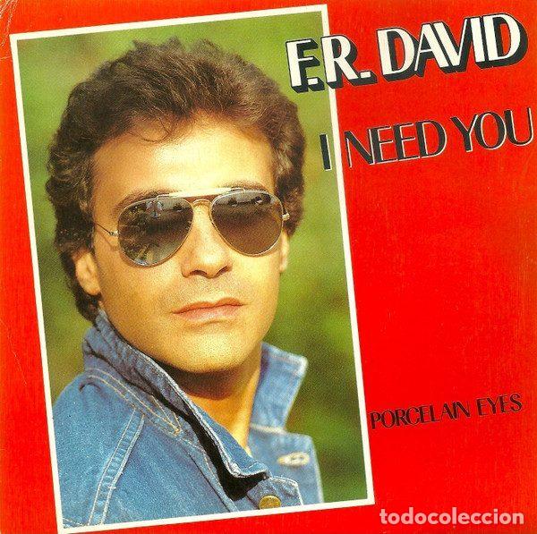 Discos de vinil: F.R. David &ndash; I Need You (Vinyl, Carrere CRE A 3508)