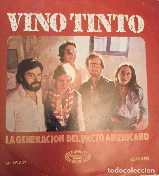 Discos de vinil: Vino Tinto &ndash; La Generacion Del Pacto Americano (Vinyl, Movieplay SP-26.007)