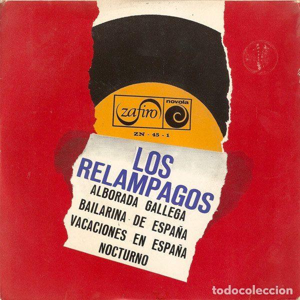 Disques de vinyle: Los Relampagos &ndash; Alborada Gallega / Bailarina De Espa&ntilde;a / Vacaciones En Espa&ntilde;a / Nocturno...