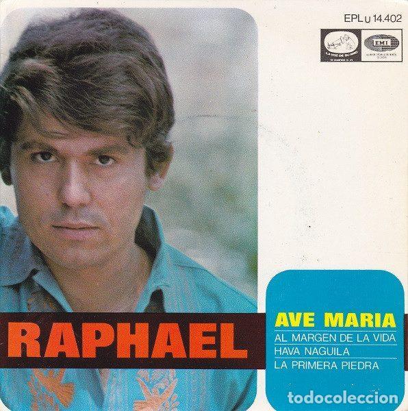 Vinyl records: Raphael &ndash; Ave Maria (Vinyl, La Voz De Su Amo EPLU 14.402)
