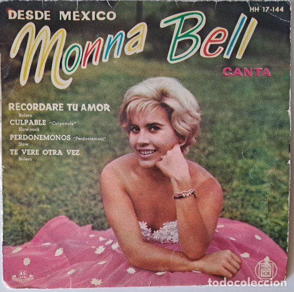 Vinyl-Schallplatten: Monna Bell &ndash; Desde Mexico... Monna Bell Canta (Vinyl, Hispavox HH 17-144)
