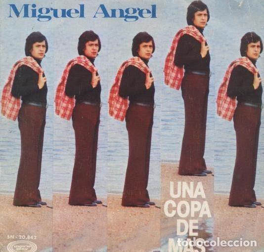 Vinyl-Schallplatten: Miguel Angel &ndash; Una Copa De Mas / Nada Es Imposible (Vinyl, Movieplay SN-20842)