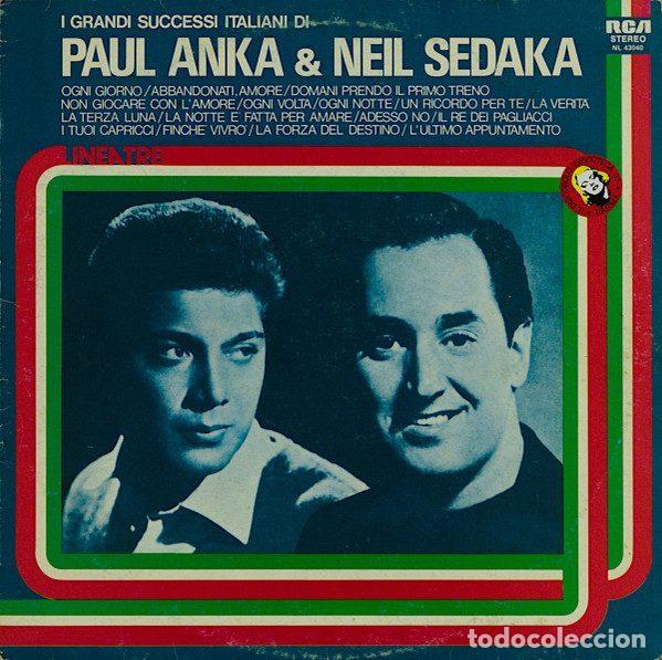 Dischi in vinile: Paul Anka & Neil Sedaka &ndash; I Grandi Successi Italiani Di Paul Anka & Neil Sedaka (Vinyl, RCA NL...