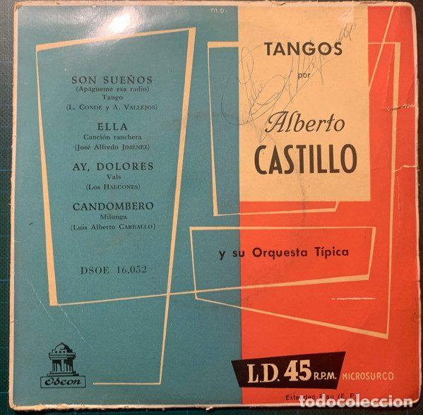 Discos de vinilo: Alberto Castillo &ndash; Son Sue&ntilde;os (Vinyl, Odeon DSOE 16.052) - Foto 1