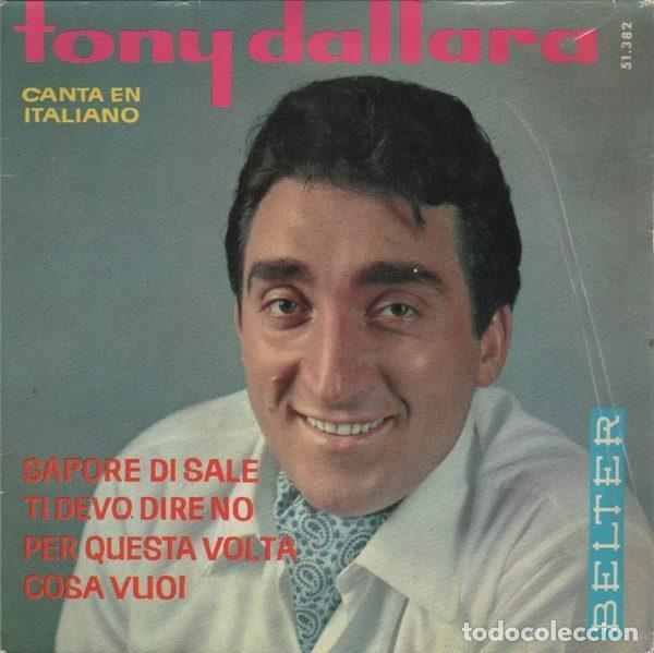 Disques de vinyle: Tony Dallara &ndash; Sapore Di Sale (Vinyl, Belter 51.382)