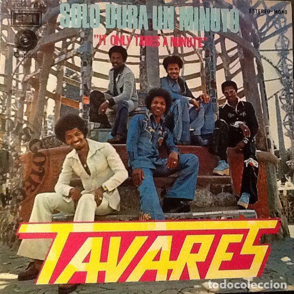 Vinyl-Schallplatten: Tavares &ndash; Solo Dura Un Minuto = It Only Takes A Minute (Vinyl, EMI 1 J 006-81.982)