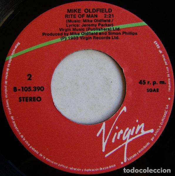 Discos de vinilo: Mike Oldfield &ndash; Moonlight Shadow (Vinyl, Virgin B-105 390) - Foto 4