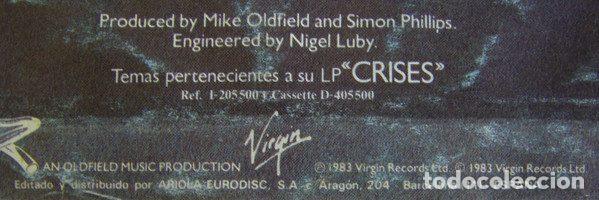 Discos de vinilo: Mike Oldfield &ndash; Moonlight Shadow (Vinyl, Virgin B-105 390) - Foto 5