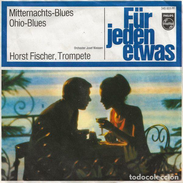 Discos de vinil: Horst Fischer &ndash; Mitternachts-Blues / Ohio-Blues (Vinyl, Philips 345 005 PF)