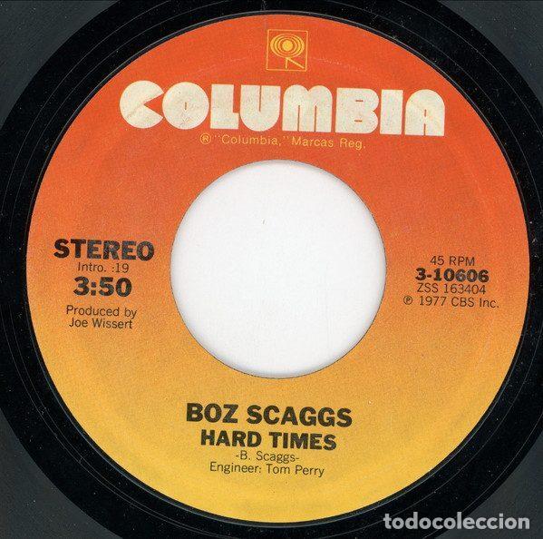 Discos de vinilo: Boz Scaggs &ndash; Hard Times (Vinyl, Columbia 3-10606)