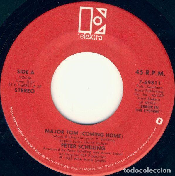 Vinyl records: Peter Schilling &ndash; Major Tom (Coming Home) (Vinyl, Elektra 7-69811)