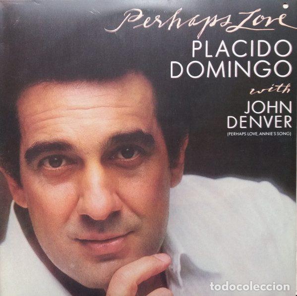 Dischi in vinile: Placido Domingo &ndash; Placido Domingo with John Denver - Perhaps Love (Vinyl, CBS 73592)