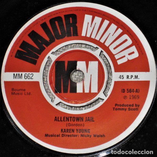 Discos de vinil: Karen Young &ndash; Allentown Jail (Vinyl, Major Minor MM 662)