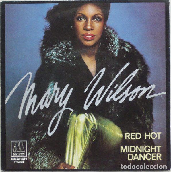 Vinyl records: Mary Wilson &ndash; Red Hot / Midnight Dancer (Vinyl, Motown 1-10.178)