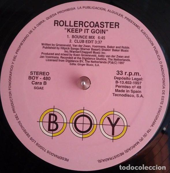 Discos de vinilo: Rollercoaster &ndash; Keep It Goin (Vinyl, Boy Records BOY-480) - Foto 4