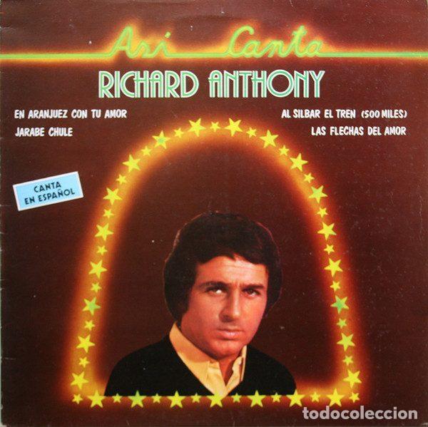 Disques de vinyle: Richard Anthony &ndash; As&iacute; Canta (Vinyl, Odeon 10C 050-011.284)