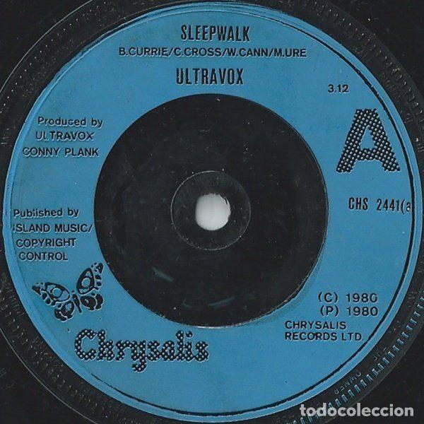 Disques de vinyle: Ultravox &ndash; Sleepwalk (Vinyl, Chrysalis CHS 2441)