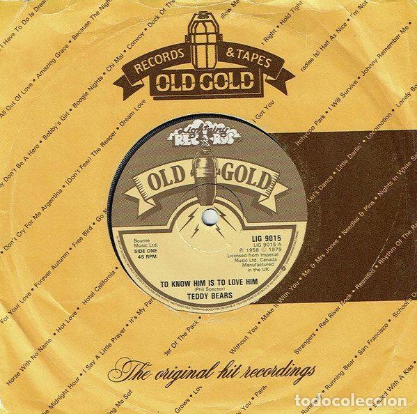 Discos de vinil: The Teddy Bears / Jody Reynolds &ndash; To Know Him Is To Love Him / Endless Sleep (Vinyl, Old Gold...