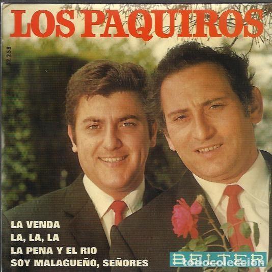 Disques de vinyle: Los Paquiros &ndash; La Venda / La, La, La / La Pena Y El Rio / Soy Malague&ntilde;o, Se&ntilde;ores (Vinyl, Belter...