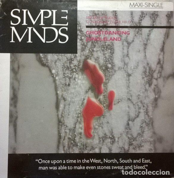 Discos de vinil: Simple Minds &ndash; Ghostdancing / Jungleland (Vinyl, Virgin F-608.633)