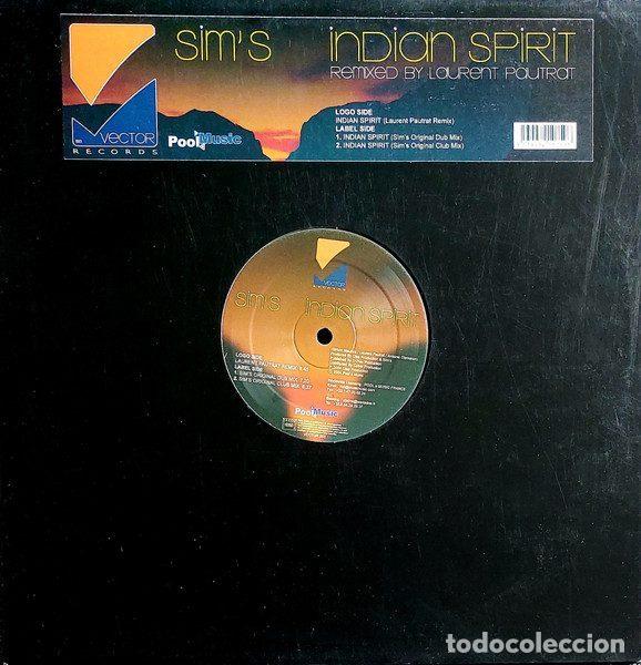 Discos de vinilo: Sims &ndash; Indian Spirit (Vinyl, Vector Records Vector 003) - Foto 3