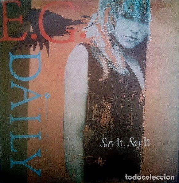 Discos de vinil: E.G. Daily &ndash; Say It, Say It (Vinyl, A&M Records 390 082-7)