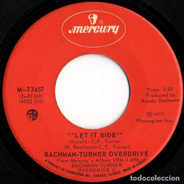 Discos de vinil: Bachman-Turner Overdrive &ndash; Let It Ride (Vinyl, Mercury M-73457)