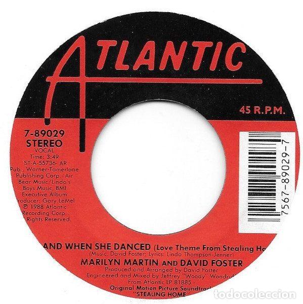 Vinyl records: Marilyn Martin And David Foster &ndash; And When She Danced (Love Theme From Stealing Home) (Vinyl,...