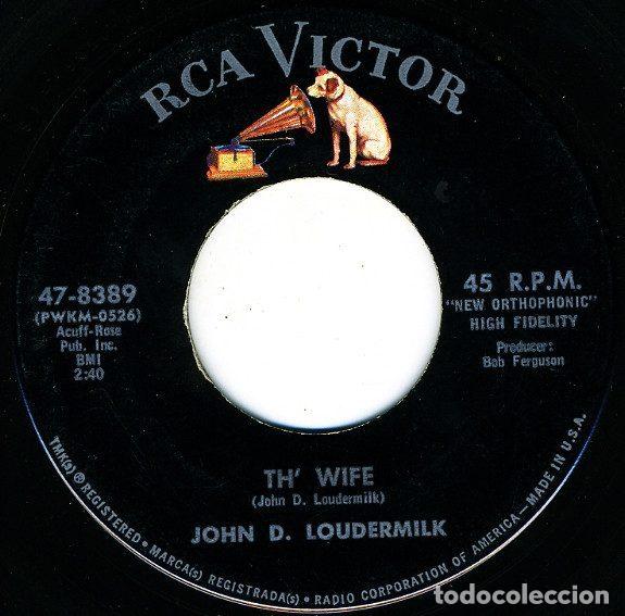 Disques de vinyle: John D. Loudermilk &ndash; Th' Wife (Vinyl, RCA Victor 47-8389)