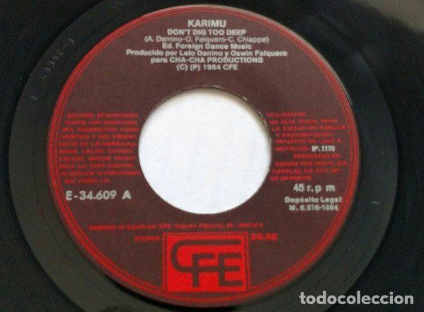 Discos de vinilo: Karimu &ndash; Dont Dig Too Deep/Sugar Daddy (Vinyl, CFE E-34.609) - Foto 2