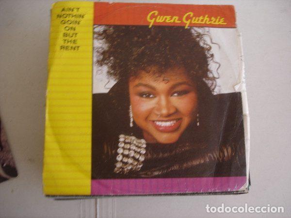 Discos de vinil: Gwen Guthrie &ndash; Ain't Nothin' Goin' On But The Rent (Vinyl, Polydor 885 210-7)