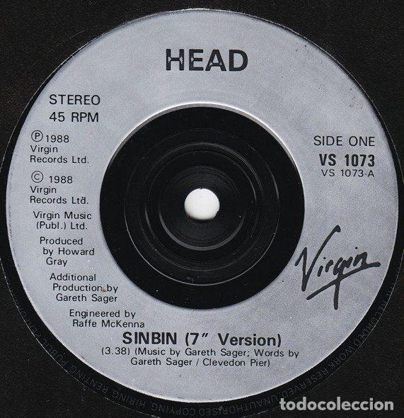 Discos de vinilo: Head! &ndash; Sin Bin (Vinyl, Virgin VS 1073) - Foto 3